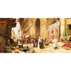 A Carpet Sale in Cairo 1500 Piece Jigsaw Puzzle