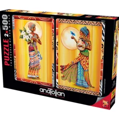 African Ladies 2 x 500 Piece Jigsaw Puzzle