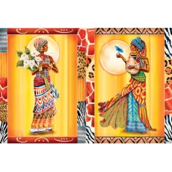 African Ladies 2 x 500  Piece Jigsaw Puzzle