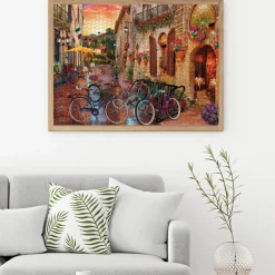Biking in Tuscany 1000 Piece Jigsaw Puzzle