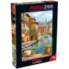 Cafe at the Canal 260 Piece Jigsaw Puzzle