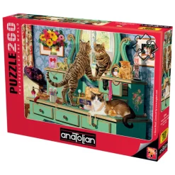 Cats Dressing Table 260 Piece Jigsaw Puzzle