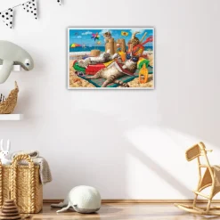 Cats on the Beach 260 Piece Jigsaw Puzzle