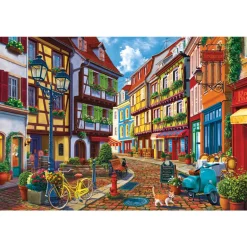 Cobblestone Alley 500 Piece Jigsaw Puzzle