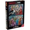 Colorful Notes 2 x 500  Piece Jigsaw Puzzle