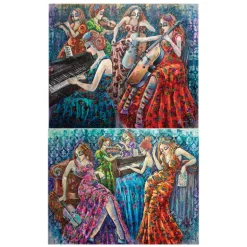 Colorful Notes 2 x 500  Piece Jigsaw Puzzle