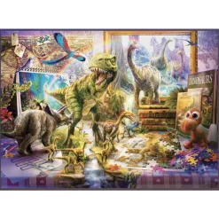 Dino Toys Come Alive 1000 Piece Jigsaw Puzzle