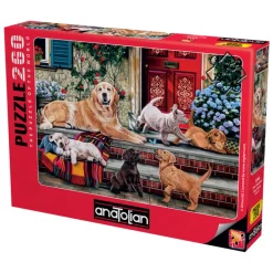 Dog Family 260 Piece Jigsaw Puzzle