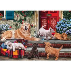 Dog Family 260 Piece Jigsaw Puzzle