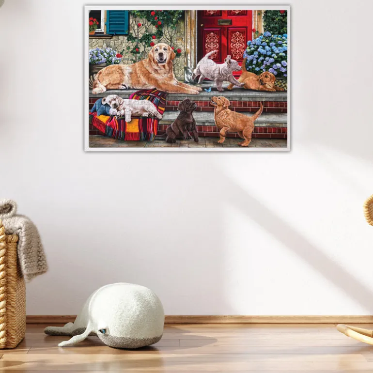 Dog Family 260 Piece Jigsaw Puzzle