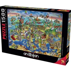 European World 1500 Piece Jigsaw Puzzle