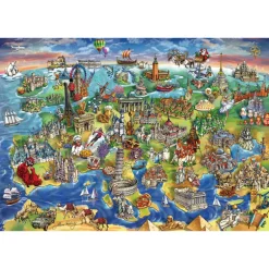 European World 1500 Piece Jigsaw Puzzle