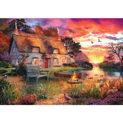 Evening Summer 260 Piece Jigsaw Puzzle