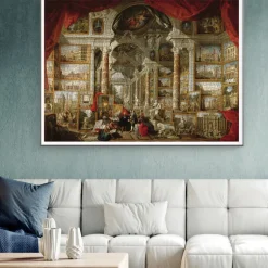 Gallery with Views of Modern Rome 4000 Piece Jigsaw Puzzle