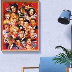 Hollywood Stars 1000 Piece Jigsaw Puzzle