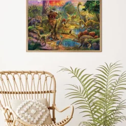 Landscape of Dinosaurs 500 Piece Jigsaw Puzzle
