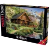 Log Cabin Home 1500 Piece Jigsaw Puzzle