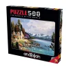 Mountain Cabin 500 Piece Jigsaw Puzzle
