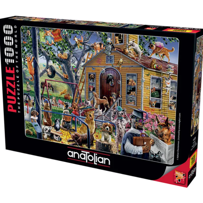 Naughty Dogs 1000 Piece Jigsaw Puzzle