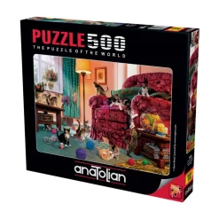 Naughty Kittens 500 Piece Jigsaw Puzzle