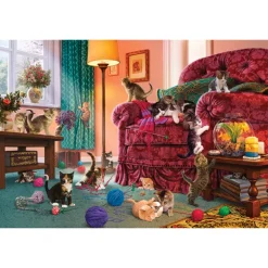 Naughty Kittens 500 Piece Jigsaw Puzzle