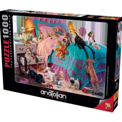 Naughty Puppies 1000 Piece Jigsaw Puzzle
