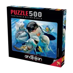 Ocean Selfie 500 Piece Jigsaw Puzzle