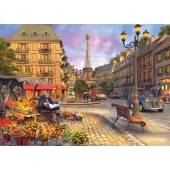 Paris Street Life 1500 Piece Jigsaw Puzzle