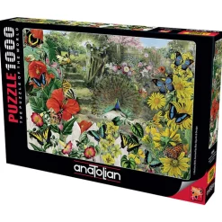 Peacock in the Garden 1000 Piece Jigsaw Puzzle