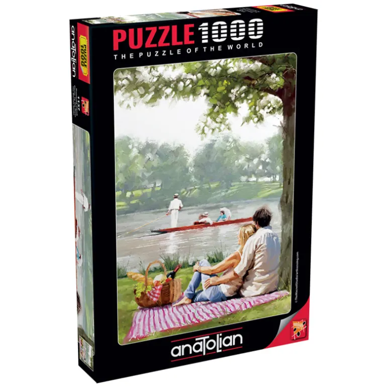 Picnic by the River 1000 Piece Jigsaw Puzzle