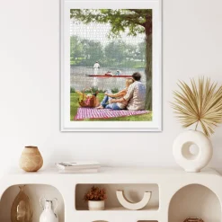 Picnic by the River 1000 Piece Jigsaw Puzzle