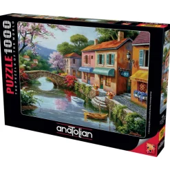 Quaint Village Shops 1000 Piece Jigsaw Puzzle