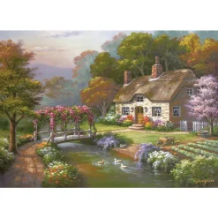 Rose Cottage 3000 Piece Jigsaw Puzzle