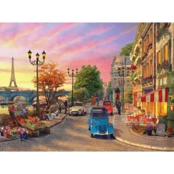 Seine Sunset 1000 Piece Jigsaw Puzzle
