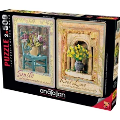 Smile Real Love 2 x 500 Piece Jigsaw Puzzle