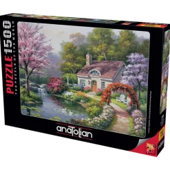 Spring Cottage In Full Bloom