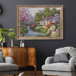Spring Cottage In Full Bloom