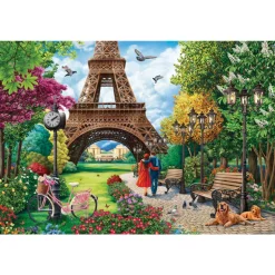 Spring in Paris 500 Piece Jigsaw Puzzle