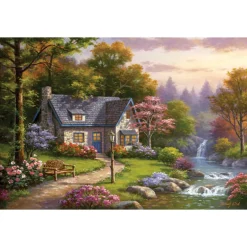 Stonybrook Falls Cottage 2000 Piece Jigsaw Puzzle