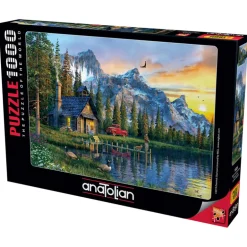Sunset Cabin 1000 Piece Jigsaw Puzzle