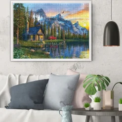 Sunset Cabin 1000 Piece Jigsaw Puzzle