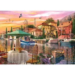 Sunset Harbour 3000 Piece Jigsaw Puzzle