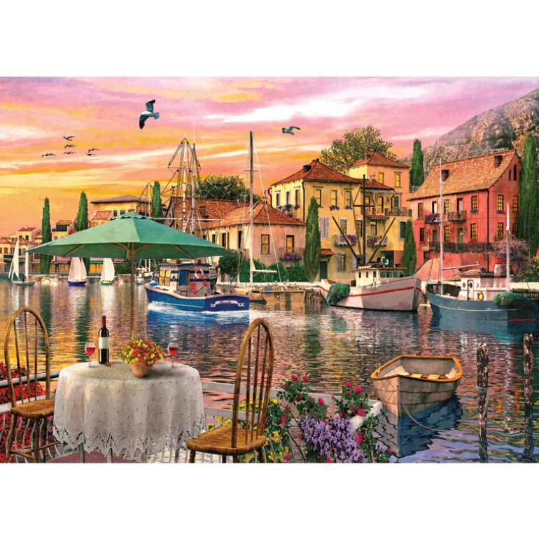Sunset Harbour 3000 Piece Jigsaw Puzzle