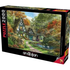 The Autumn Cottage 2000 Piece Jigsaw Puzzle