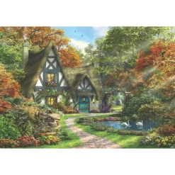 The Autumn Cottage 2000 Piece Jigsaw Puzzle