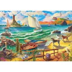 The Seashore View 500 Piece Jigsaw Puzzle
