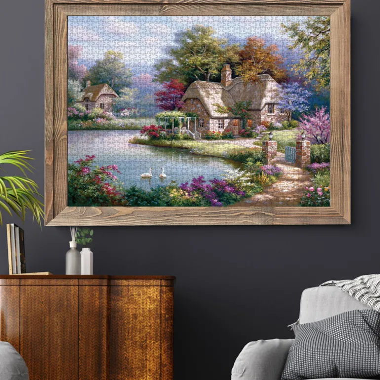 The Swan Cottage 1500 Piece Jigsaw Puzzle