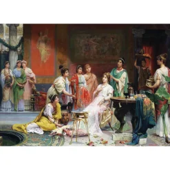 Toilette of a Roman Lady 1500 Piece Jigsaw Puzzle