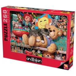 Toy Cupboard Kitten 260 Piece Jigsaw Puzzle