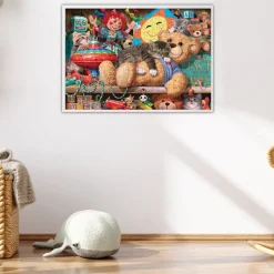 Toy Cupboard Kitten 260 Piece Jigsaw Puzzle
